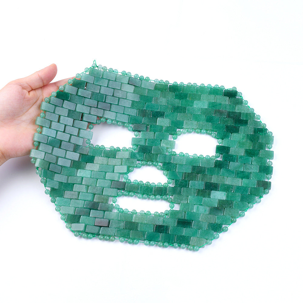 Jade Crystal Facial Mask and Luxury Cooling Gemstone Face Mask