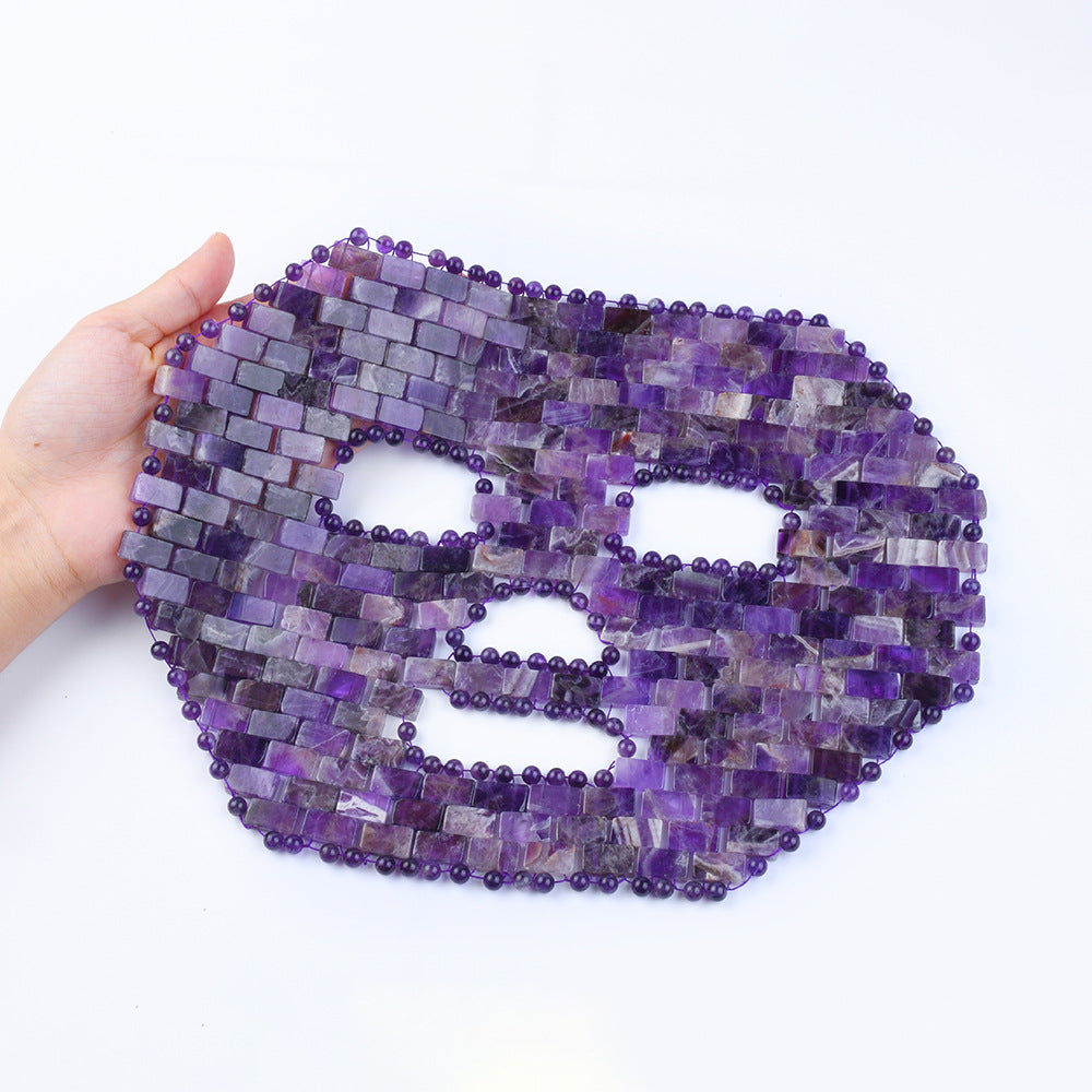 Jade Crystal Facial Mask and Luxury Cooling Gemstone Face Mask