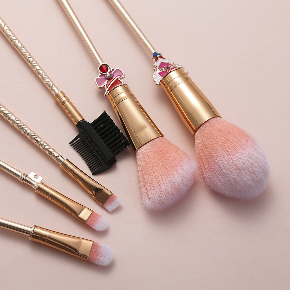 Luxury Crystal Makeup Brush Set  with Precision Beauty Tools for a Flawless Finish