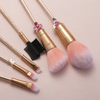 Luxury Crystal Makeup Brush Set  with Precision Beauty Tools for a Flawless Finish