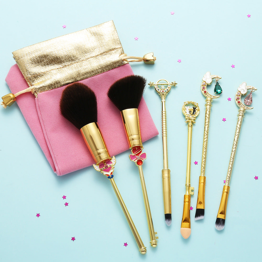 Luxury Crystal Makeup Brush Set  with Precision Beauty Tools for a Flawless Finish