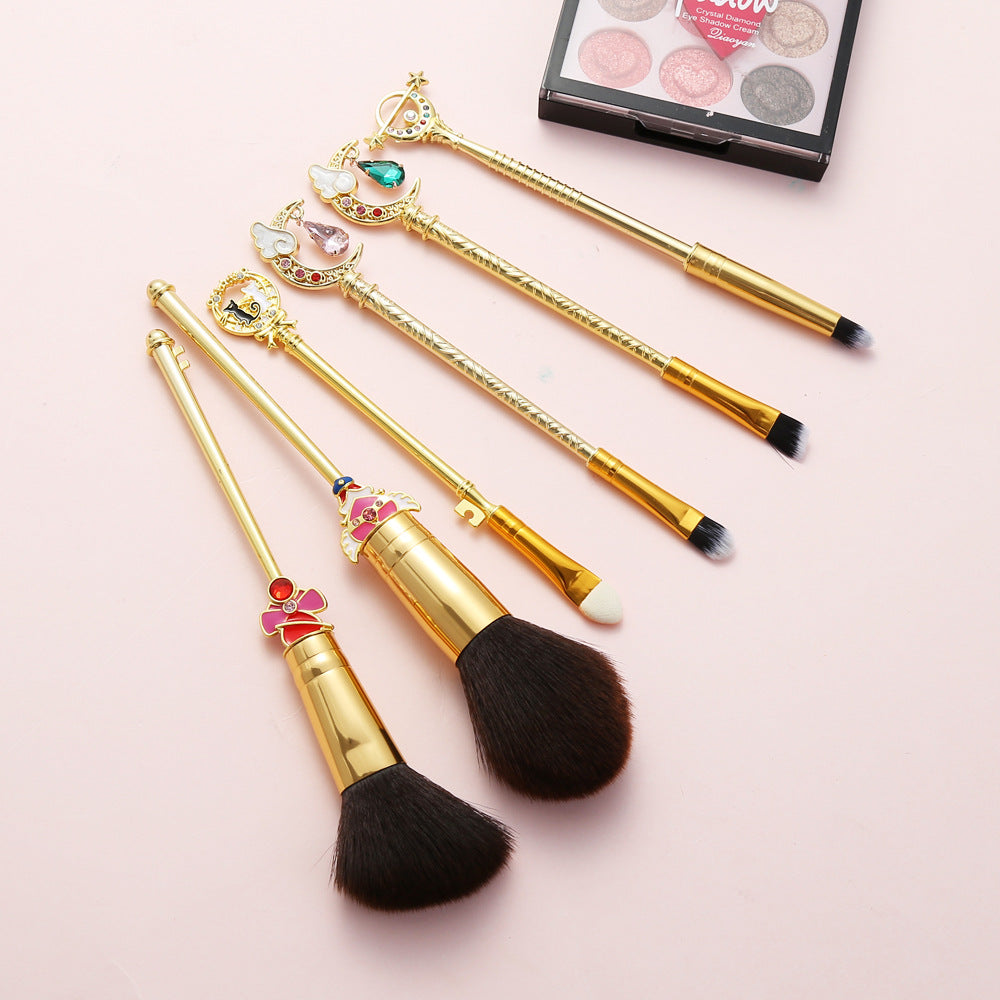 Luxury Crystal Makeup Brush Set  with Precision Beauty Tools for a Flawless Finish