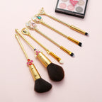 Luxury Crystal Makeup Brush Set  with Precision Beauty Tools for a Flawless Finish