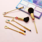 Luxury Crystal Makeup Brush Set  with Precision Beauty Tools for a Flawless Finish