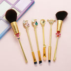 Luxury Crystal Makeup Brush Set  with Precision Beauty Tools for a Flawless Finish