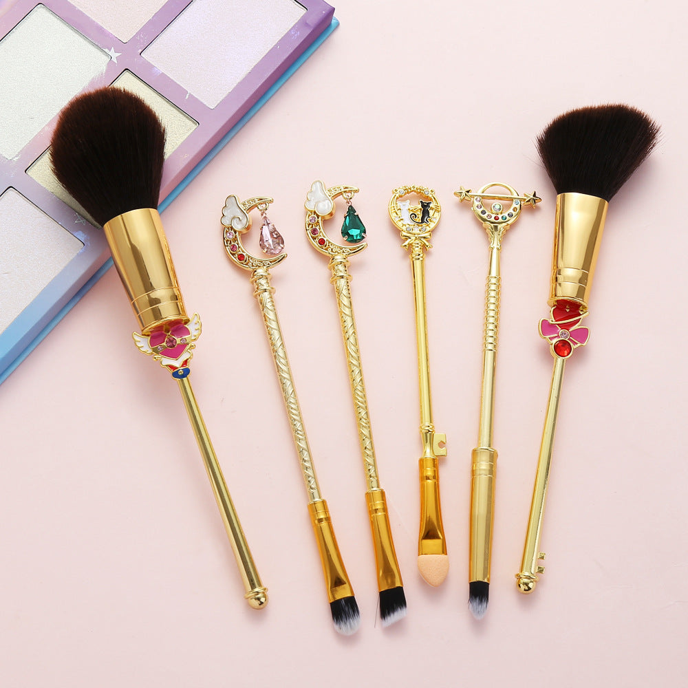 Luxury Crystal Makeup Brush Set  with Precision Beauty Tools for a Flawless Finish