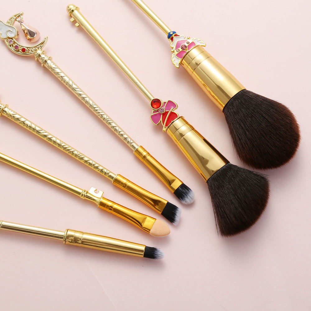 Luxury Crystal Makeup Brush Set  with Precision Beauty Tools for a Flawless Finish