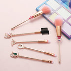 Luxury Crystal Makeup Brush Set  with Precision Beauty Tools for a Flawless Finish