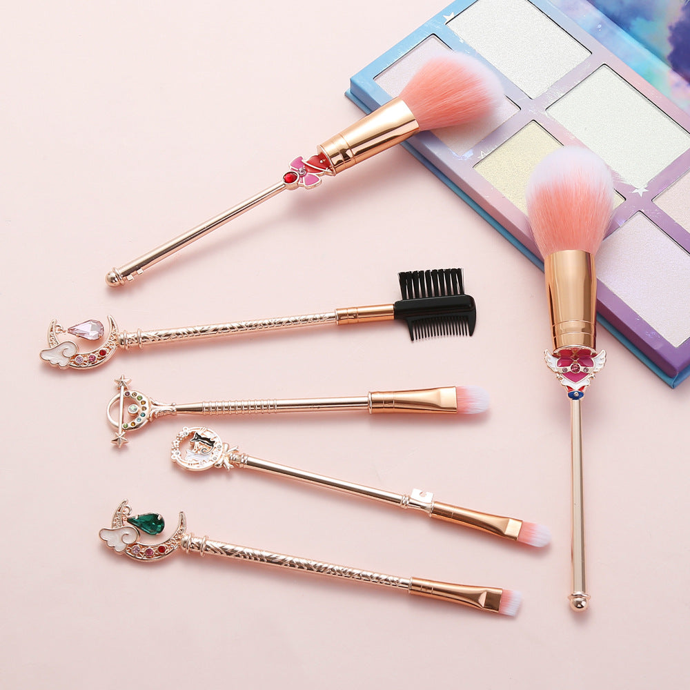 Luxury Crystal Makeup Brush Set  with Precision Beauty Tools for a Flawless Finish