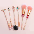 Luxury Crystal Makeup Brush Set  with Precision Beauty Tools for a Flawless Finish