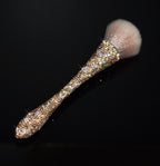 Glow by Kiara Diamond Luxe Makeup Brush Set with Crystal Holder