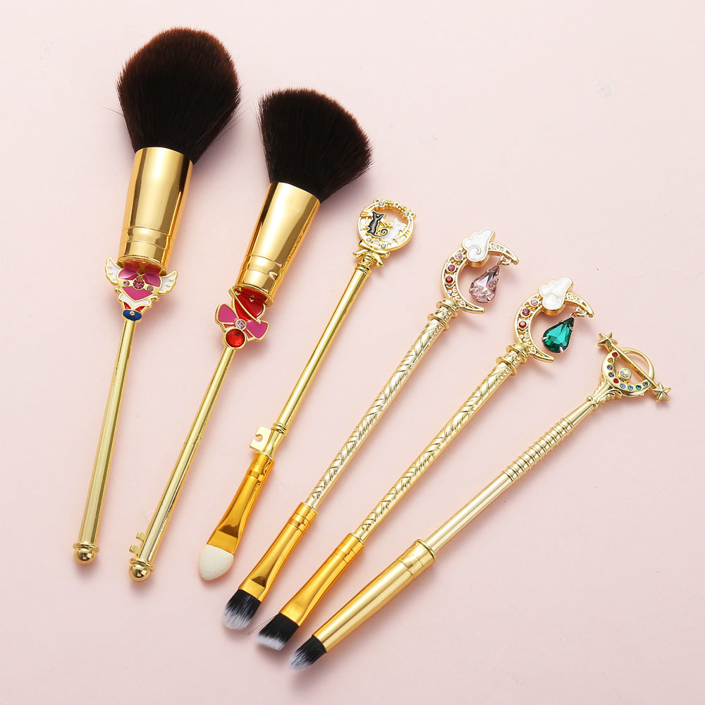 Luxury Crystal Makeup Brush Set  with Precision Beauty Tools for a Flawless Finish