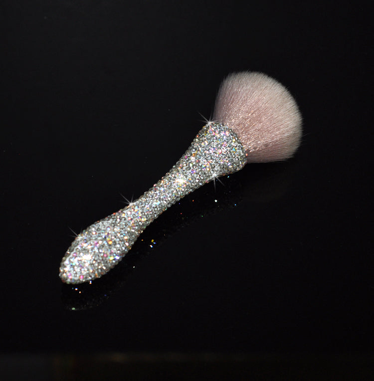 Glow by Kiara Diamond Luxe Makeup Brush Set with Crystal Holder