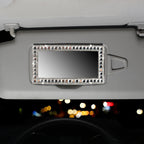 Car Sun Visor Rhinestone Makeup Mirror