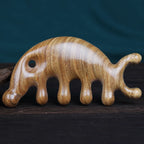 Wooden Massage Comb Unblocking Meridians Scraping Head Therapy Points