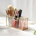 Handcrafted Brass & Glass Vanity Organizer