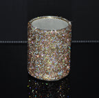 Glow by Kiara Diamond Luxe Makeup Brush Set with Crystal Holder