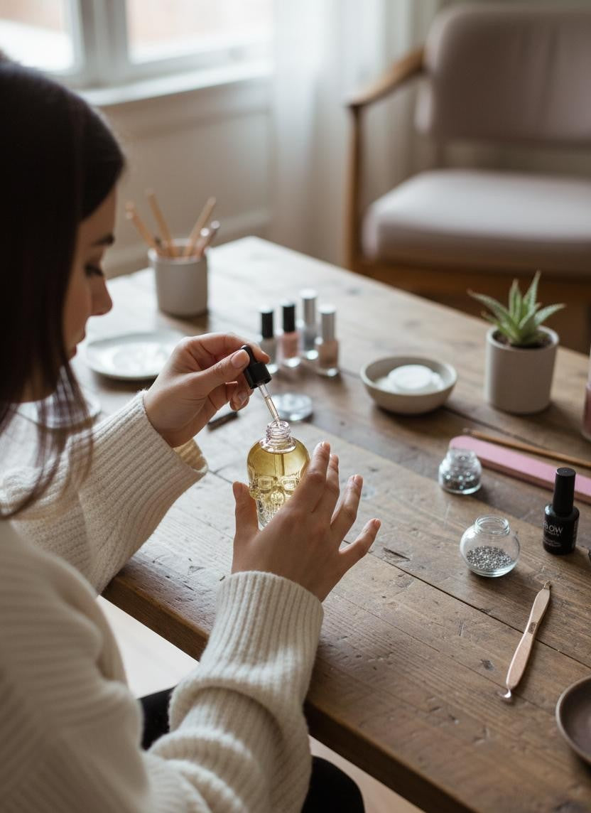 Natural Cuticle Oil for Nails with Clean, Chemical-Free Formula